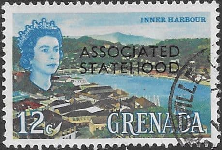 Grenada 1967 Associated Statehood Overprint SG 269 Fine Used