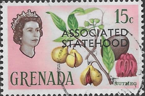 Grenada 1967 Associated Statehood Overprint SG 270 Fine Used