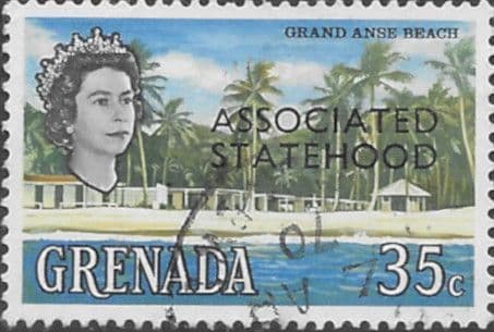 Grenada 1967 Associated Statehood Overprint SG 272 Fine Used