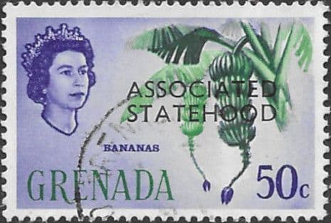 Grenada 1967 Associated Statehood Overprint SG 273 Fine Used