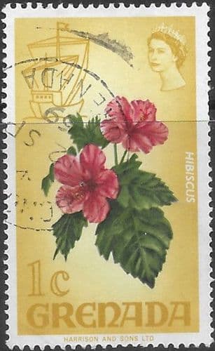 Grenada 1968 Hibiscus SG 306 Fine Used