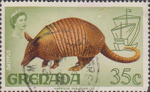 Grenada 1968 Nine-banded armadillo SG 316 Fine Used