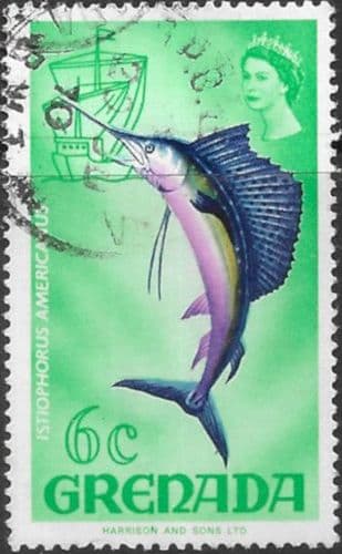 Grenada 1968 Sail Fish SG 310 Fine Used