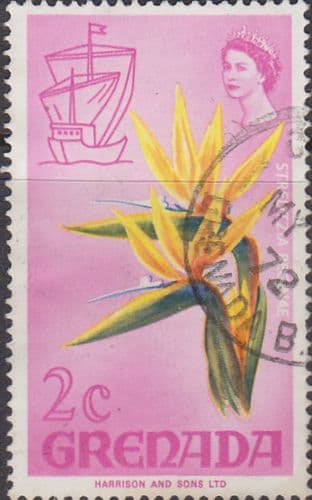 Grenada 1968 Strelitzia SG 307 Fine Used
