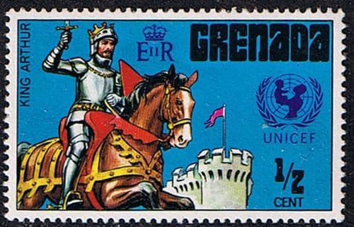 Grenada 1972 UNICEF King Arthur SG 482 Fine Mint