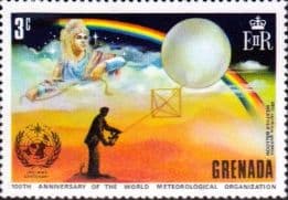 Grenada 1973 I.M.O./W.M.O. Greek Gods SG 559 Fine Mint