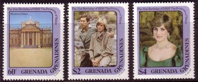 Grenada Greanadines 1982 Royal Baby Prince William Fine Mint