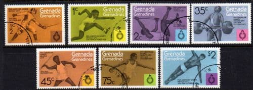 Grenada Grenadines 1975 Pan-American Games Set Fine Used