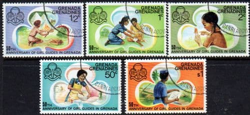 Grenada Grenadines 1976 Girl Guides Set Fine Used