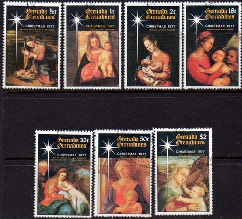 Grenada Grenadines 1977 Christmas Set Fine Used