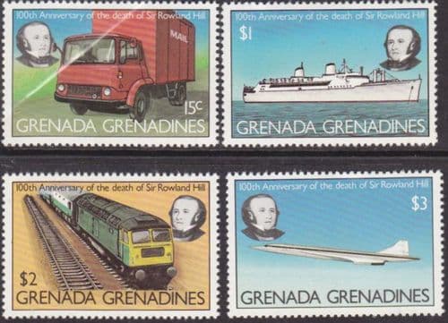 Grenada Grenadines 1979 Sir Rowland Hill Set Fine Mint