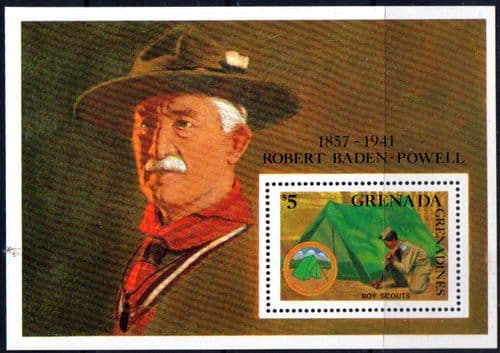 Grenada Grenadines 1988 World Scout Jamboree Miniature Sheet Fine Mint