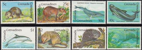 Grenada Grenadines 1990 Wildlife Set Fine Mint