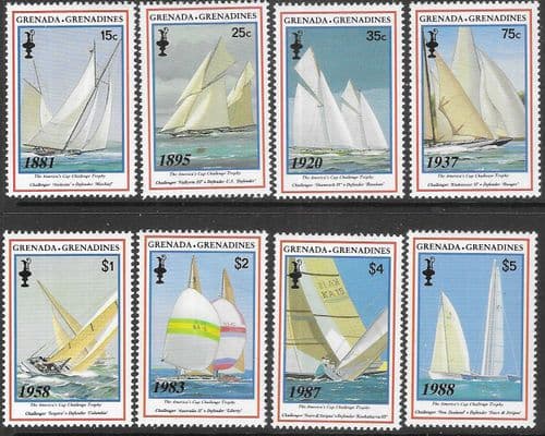 Grenada Grenadines 1992 Americas Cup Set Fine Mint