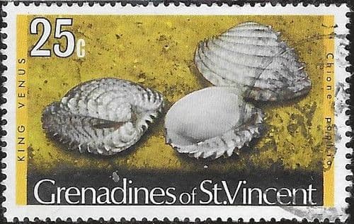 Grenadines of St Vincent 1974 Shells and Molluscs SG 46A Fine Used