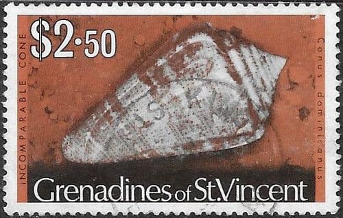 Grenadines of St Vincent 1974 Shells and Molluscs SG 51A Fine Used