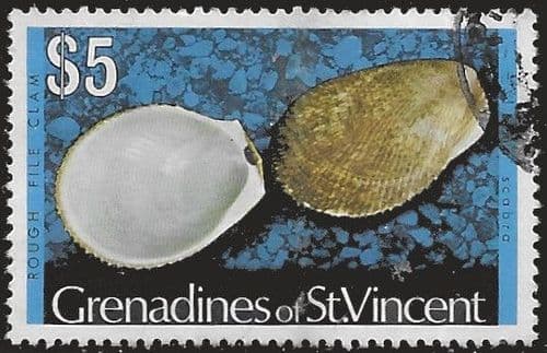 Grenadines of St Vincent 1974 Shells and Molluscs SG 52A Fine Used
