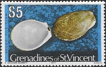 Grenadines of St Vincent 1974 Shells and Molluscs SG 52B Fine Mint