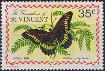Grenadines of St Vincent 1975 Butterflies Sg 63 Fine Mint