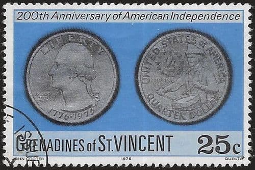 Grenadines of St Vincent 1976 Bicentenary of American Revolution SG 82 Fine Used