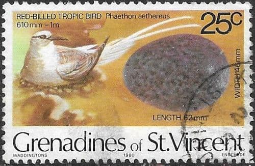 Grenadines of St Vincent 1978 Birds and their Eggs SG 121 Fine Used