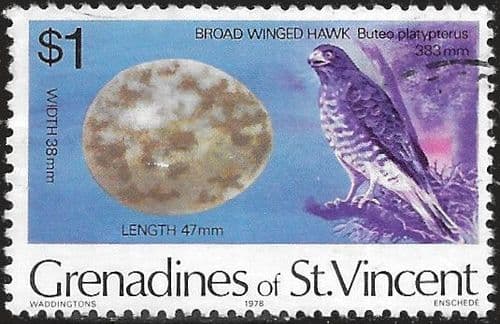Grenadines of St Vincent 1978 Birds and their Eggs SG 125 Fine Used