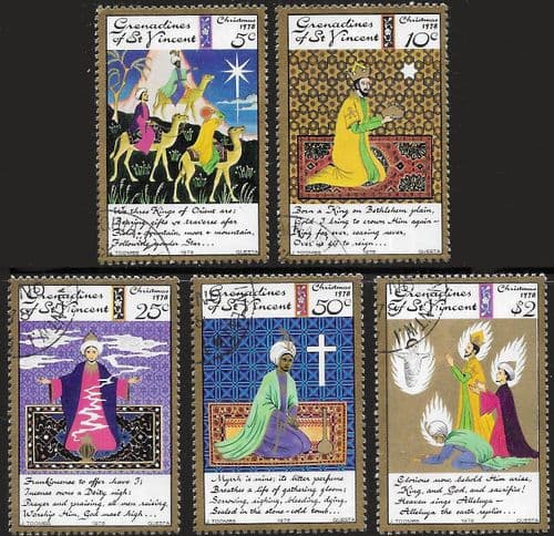 Grenadines of St Vincent 1978 Christmas Set Fine Used