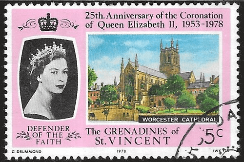 Grenadines of St Vincent 1978 Coronation. British Cathedrals SG 130 Fine Used
