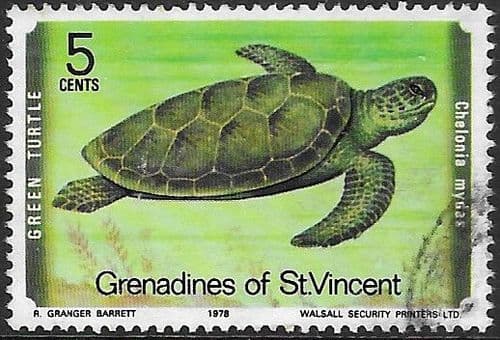 Grenadines of St Vincent 1978 Turtles SG 135 Fine Used