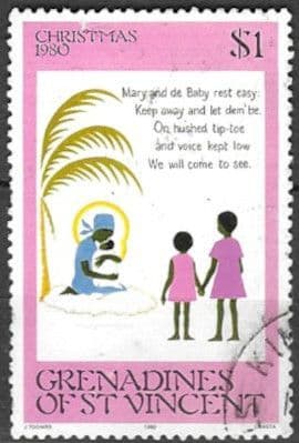 Grenadines of St Vincent 1980 Christmas SG 182 Fine Used