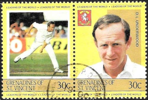 Grenadines of St Vincent 1984 Leaders of the World Pair 30c Fine Used
