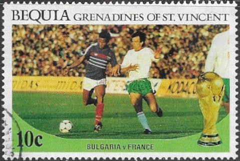 Grenadines of St Vincent 1986 BEQUIA  World Cup SG 469 Fine Used