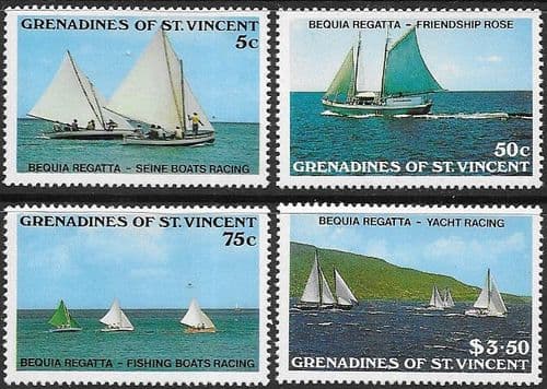 Grenadines of St Vincent 1988 Bequia Regatta Set Fine Mint