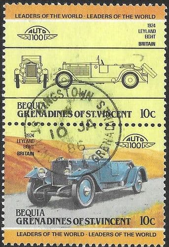 Grenadines of St Vincent  Island 1984 BEQUIA Car Type SG Fine Used