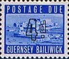 Guernsey 1969 Post Due SG D 4 Fine Mint