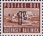 Guernsey 1969 Post Due SG D 7 Fine Mint