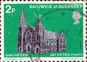 Guernsey 1971 Christmas Churches SG 63 Fine Used