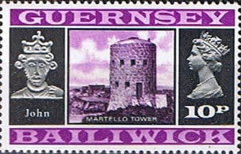 Guernsey 1971 SG 56 King John and Martello Tower Fine Mint