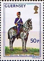 Guernsey 1974 Military Uniforms SG 112 Officer Field Battery Royal Artillery Fine Mint