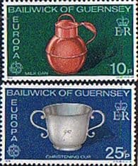 Guernsey 1976 Europa Set Fine Mint