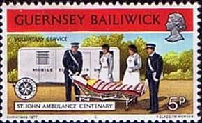Guernsey 1977 Christmas and St. John Ambulance Centenary SG 157 Fine Mint