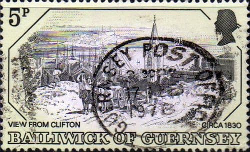 Guernsey 1978 Old Guernsey Prints SG 161 Fine Used