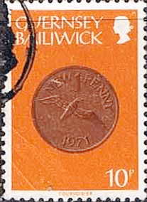 Guernsey 1979 Coins SG 187 Fine Used