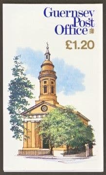 Guernsey 1986 St. James the less Booklet SB 32 Fine Mint