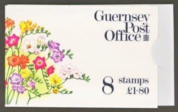 Guernsey 1992 Flowers Booklet SB 46 Fine Mint