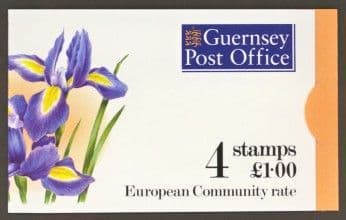 Guernsey 1994 Iris 'Ideal' Booklet SB 52 Fine Mint
