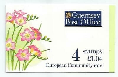 Guernsey 1997 Flowers Booklet SB 56 Fine Mint