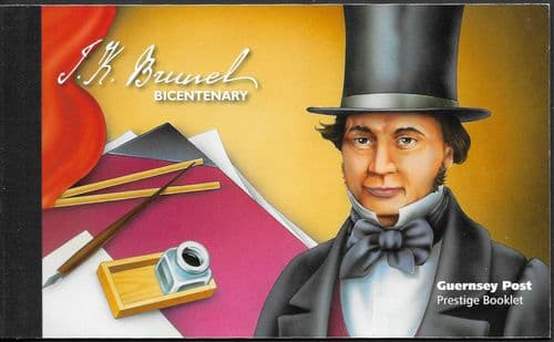 Guernsey 2006 Isambard Brunel Stamp Books SB 79 Fine Mint