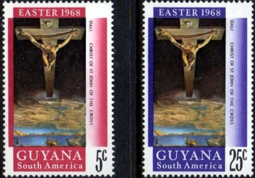 Guyana 1968 Easter Set Fine Mint