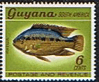 Guyana 1968 Fish Animals and Bird SG 452 Fine Mint